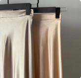 دامن ساتن Black Satin Skirt
